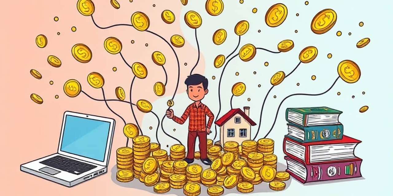 Diversifica tus ingresos: Crea múltiples fuentes de dinero